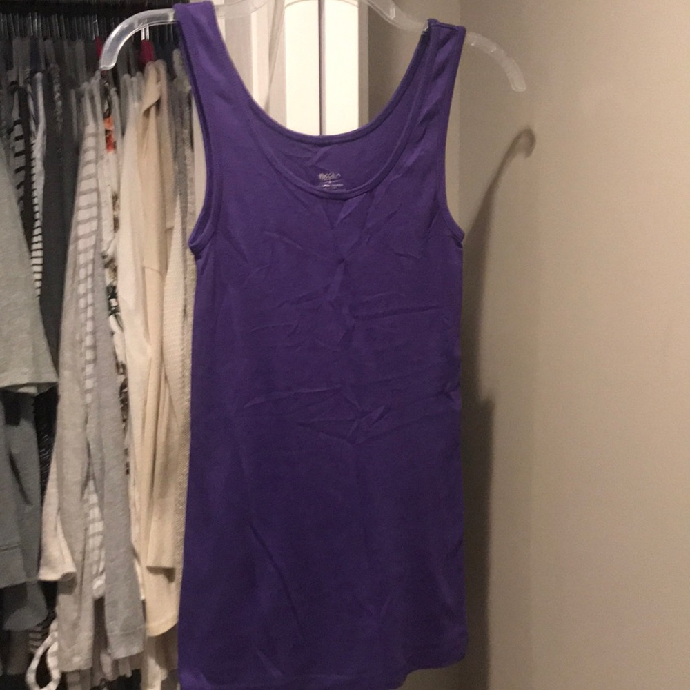 Medium purple tank top